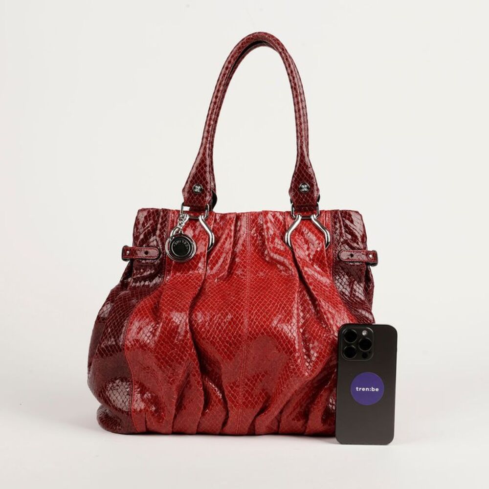 Coin Decorative Python Pattern Tote And Shoulder … - image 2